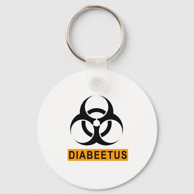 Diabeetus Keychain (Front)