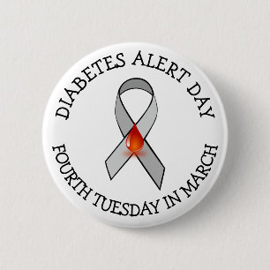 Diabetes Alert Day 2 Inch Round Button