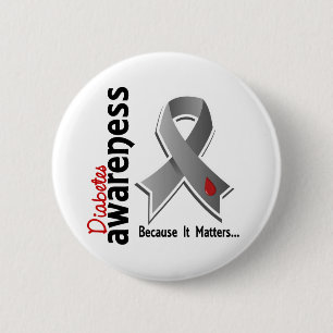 Diabetes Awareness 5 2 Inch Round Button