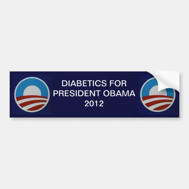 DIABETES AWARENESS BUMPER STICKER (Front)