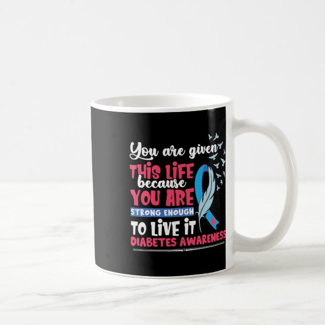 Diabetes Awareness  Coffee Mug (Right)