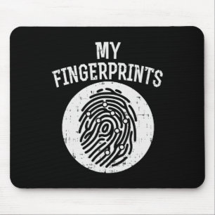 Diabetes Awareness Diabetic My Fingerprints Type 1 Mouse Pad