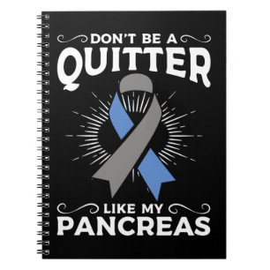 Diabetes Awareness Funny Pancreas T1D Diabetes Notebook