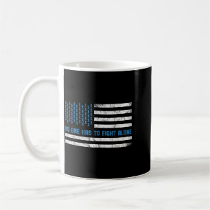 Diabetes Awareness Has To Fight Alone Aamerican Coffee Mug