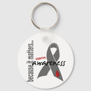 Diabetes Awareness Keychain