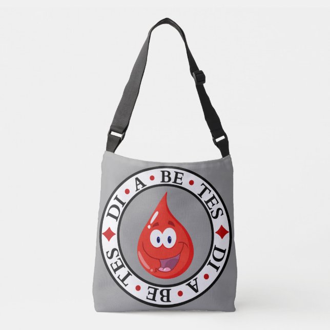 Diabetes Awareness Messenger Bag (Front)