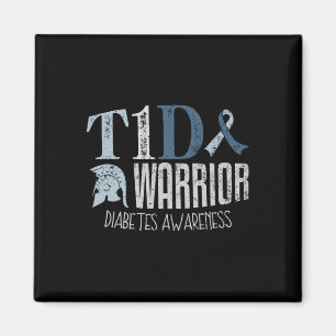 Diabetes Awareness Month T1d Diabetes Warrior 1  Magnet