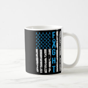 Diabetes Awareness N Usa Flag Distressed For Type Coffee Mug