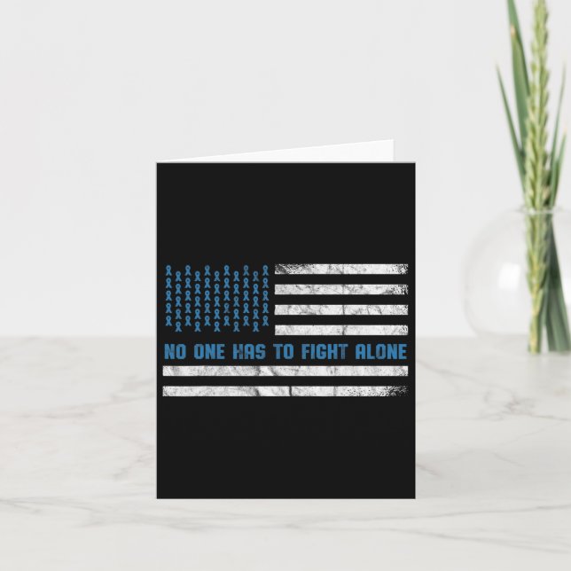 Diabetes Awareness Nobody Has To Fight Alone Ameri Card (Front)