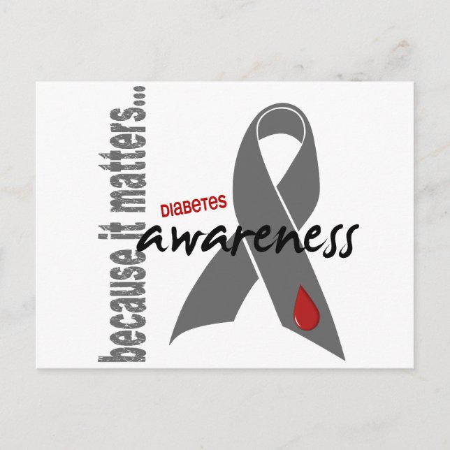Diabetes Awareness Postcard (Front)