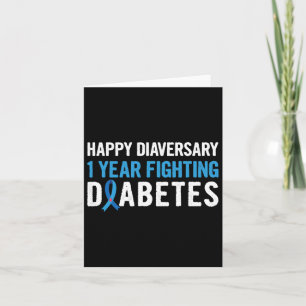 Diabetes Awareness Pun For A Type 1 Diabetes Diabe Card
