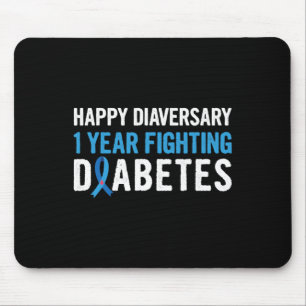 Diabetes Awareness Pun For A Type 1 Diabetes Diabe Mouse Pad