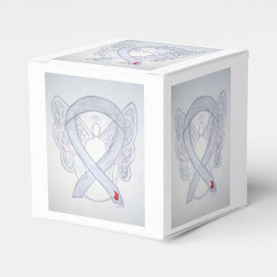 Diabetes Awareness Ribbon Angel Party Favour Box
