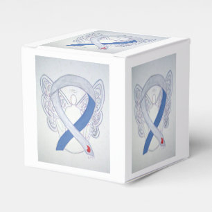 Diabetes Awareness Ribbon IDDM Party Favour Box