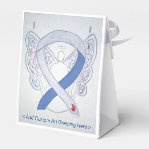 Diabetes Awareness Ribbon IDDM Party Favour Boxes