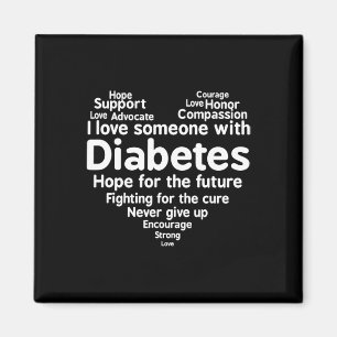Diabetes Awareness Support Month  Magnet