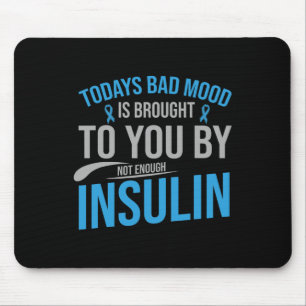 Diabetes Awareness Type 1 2 - Diabetic T1d T2d 2 Mouse Pad