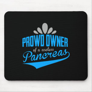 Diabetes Awareness Type 1 2 - Diabetic T1D T2D 3 Mouse Pad