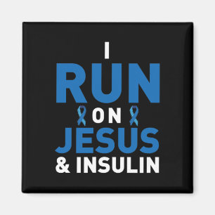 Diabetes Awareness Type 1 2 - Diabetic T1d T2d 4  Magnet