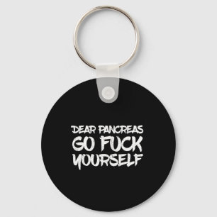 Diabetes Awareness Type 1 2 - Diabetic T1d T2d 6 Keychain