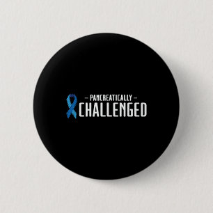Diabetes Awareness Type 1 2 - Diabetic T1d T2d 8  Inch Round Button