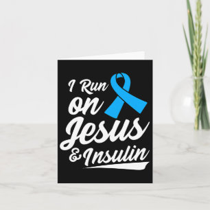 Diabetes Awareness Type 1 2 - Diabetic T1d T2d Card