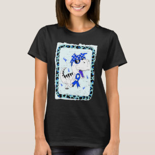 Diabetes Awareness Type 1 2 Women Kids Dinosaur R T-Shirt