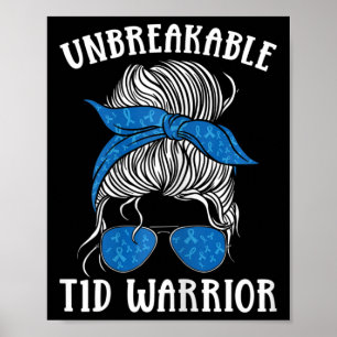 Diabetes Awareness Type 1 Diabetes Unbreakable T1d Poster