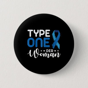 Diabetes Awareness Type 1 - Diabetic T1d 2  2 Inch Round Button