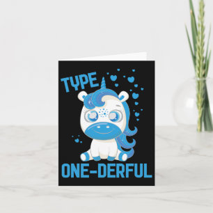 Diabetes Awareness Type 1 - Diabetic T1d Card