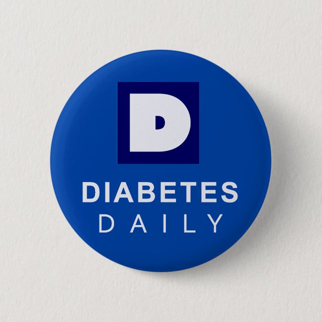 Diabetes Daily Button (Front)