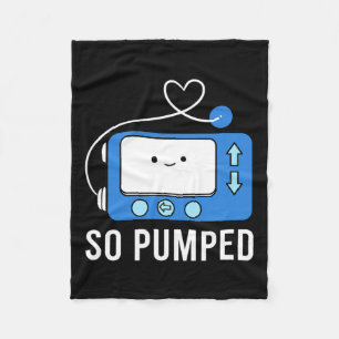 Diabetes Fun Type 1 Kids So Pumped Diabetes Fleece Blanket