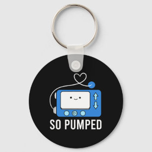 Diabetes Fun Type 1 Kids So Pumped Diabetes Keychain