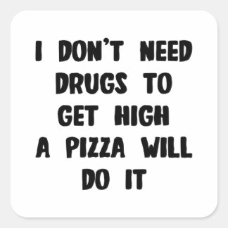 Diabetes Funny Saying Square Sticker