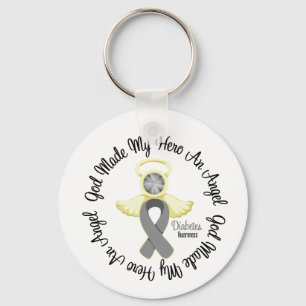 Diabetes God Made My Hero An Angel Keychain