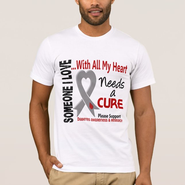 Diabetes Needs A Cure 3 T-Shirt (Front)