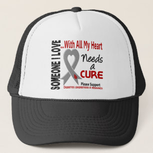 Diabetes Needs A Cure 3 Trucker Hat