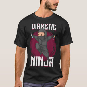 Diabetes Ninja Type Two Diabetes Fighter Stealth N T-Shirt