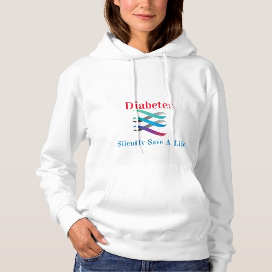Diabetes...Silently Save A Life Hooded Sweatshirt