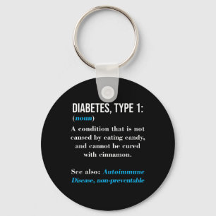 Diabetes Type 1 Definition Autoimmune Disease Keychain