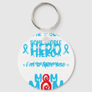 Diabetes Type 1 Survivor Mom - Women T1 Diabetes A Keychain