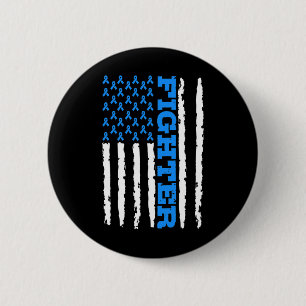 Diabetes Type 1 T1D Diabetic Awareness Support Gif 2 Inch Round Button