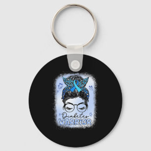 Diabetes Warrior Awareness Diabetic Support Type W Keychain