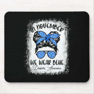 Diabetes Warrior Awareness Diabetic Support Type W Mouse Pad