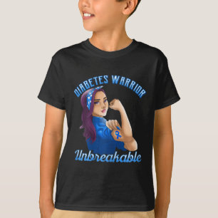 Diabetes Warrior! Diabetes Awareness Designs For W T-Shirt