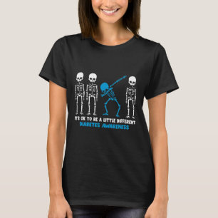Diabetes Warrior Mom Awareness Gift It's Ok To Be T-Shirt