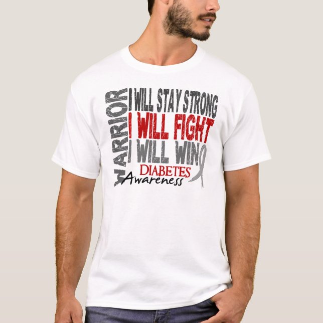 Diabetes Warrior T-Shirt (Front)