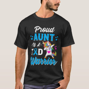 Diabetes Warriors Aunt Dabbing Unicorn Diabetes Aw T-Shirt