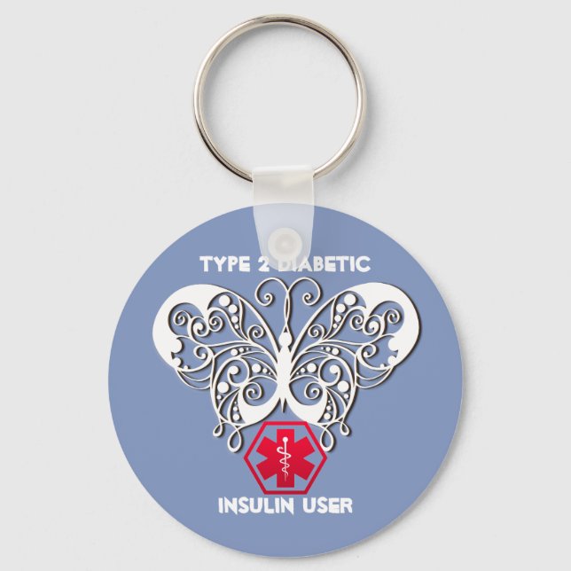 Diabetic Alert Keychain (Front)