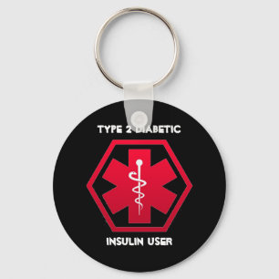 Diabetic Alert Keychain